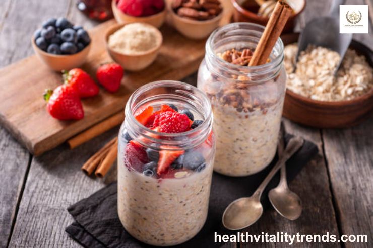 overnight oats with almond milk