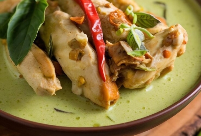 How To Make Thai Green Curry Chicken In Coconut Sauce