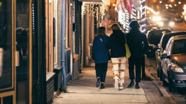 walking after dinner