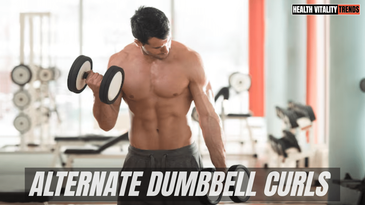 how to do alternating dumbbell curls